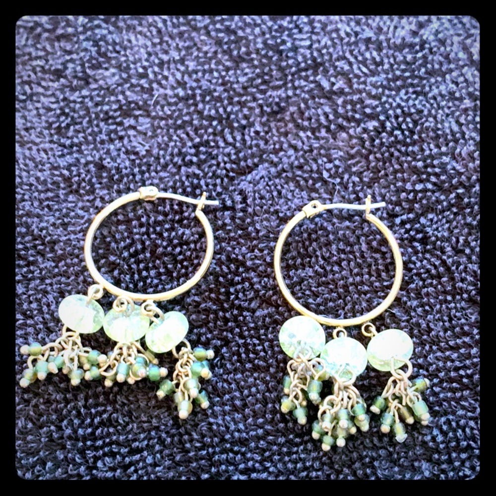Small Green Hoops